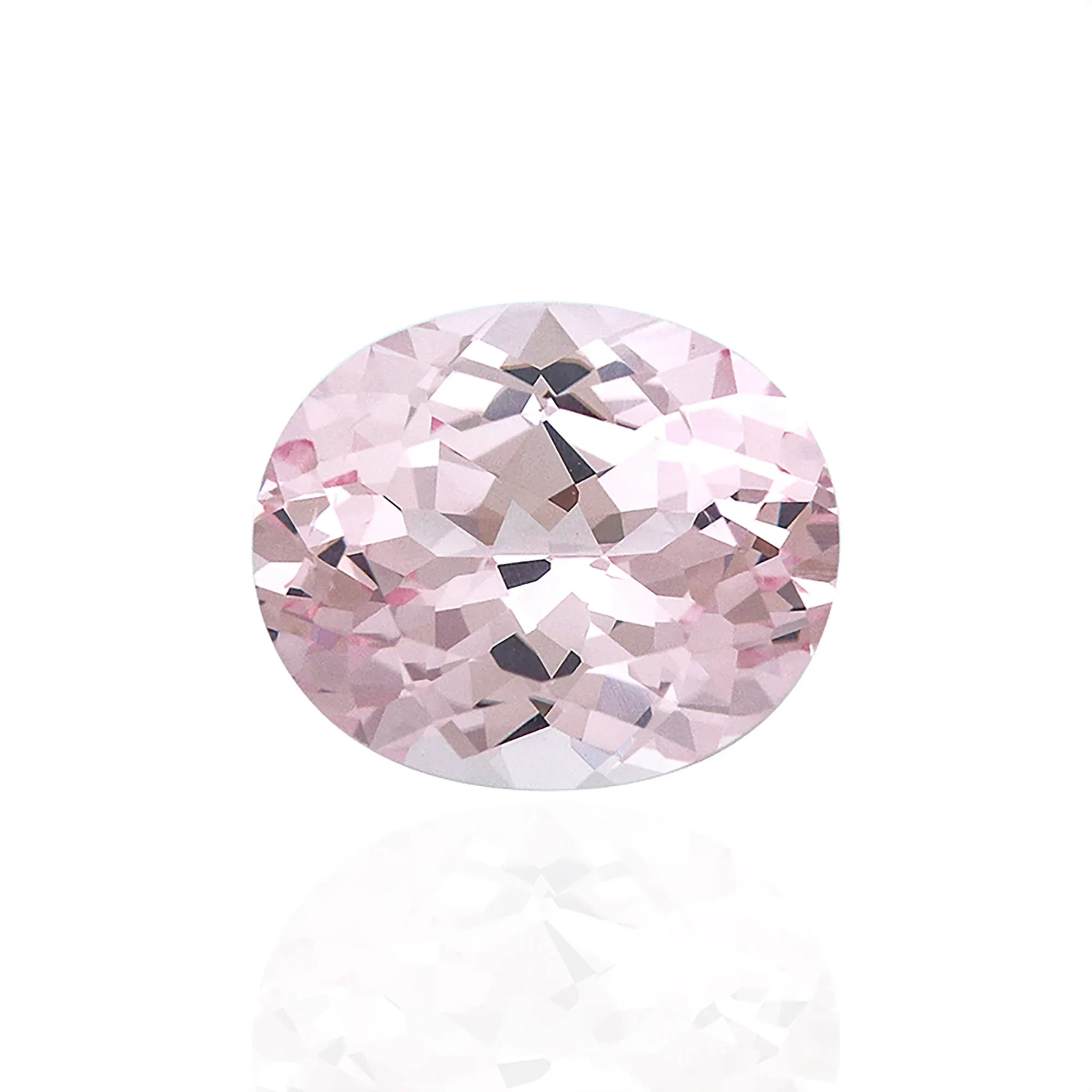 Laboratoire Garning Sapphire Rose Garnet Stone 6.2 Carat grande taille Ovale Coupez la pierre précieuse Loose à acheter en ligne 1