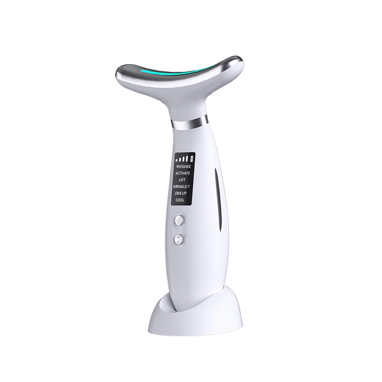 Face and Neck Lifting Massager – 3-Color Therapy, Wrinkle Remover, Facial Lifting with Cold and Hot Compress 1