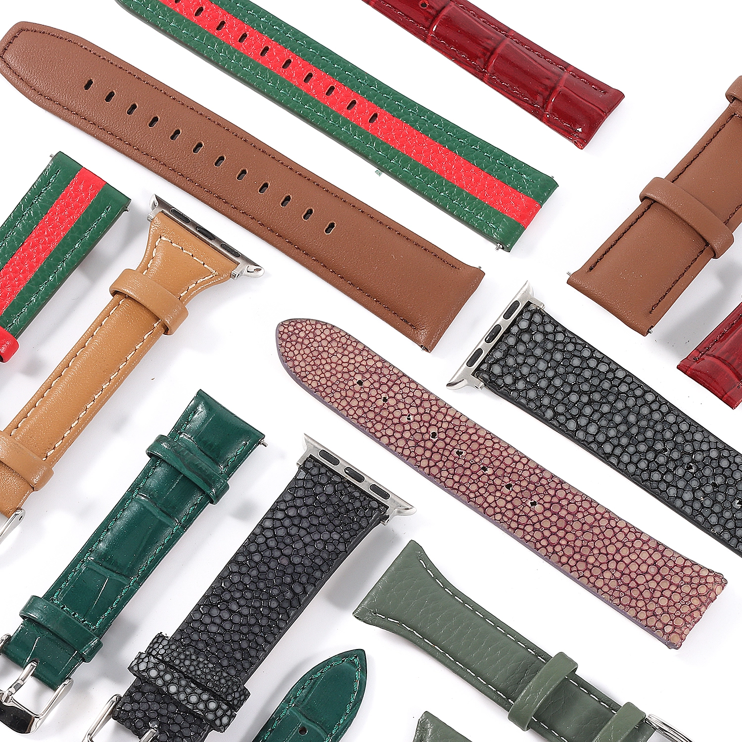 Genuine Calf Leather Watch Straps for Men - Italian Luxury Leather Strap 1