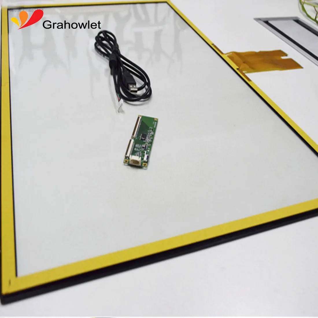 Hx3001701 Pcap 30 Inch Large Touch Screen Panel With Usb Touch Controller Board 1