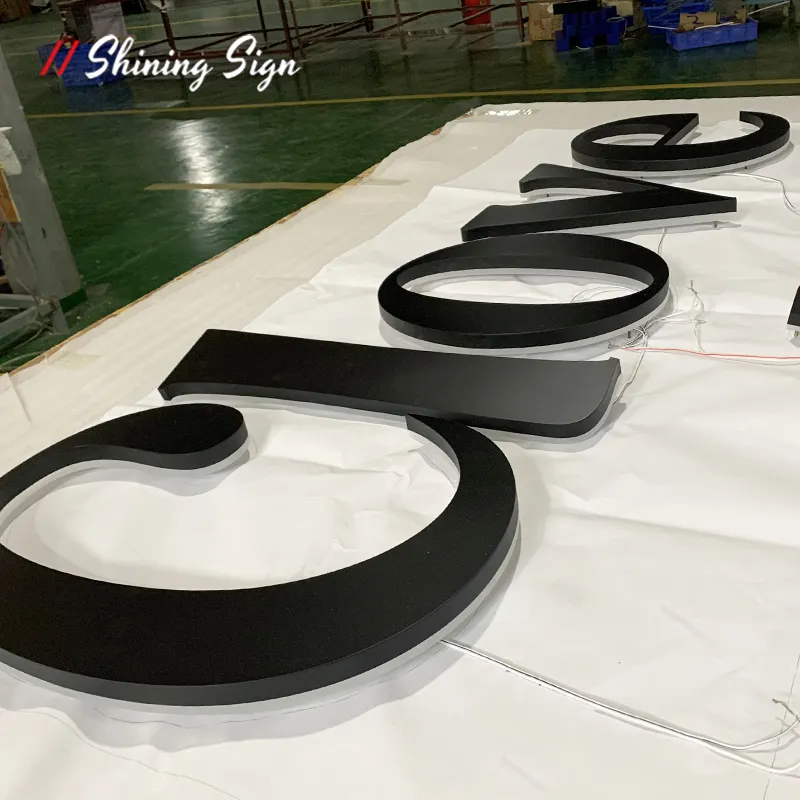 Non Illuminated Channel Letters Price Customized Size 5