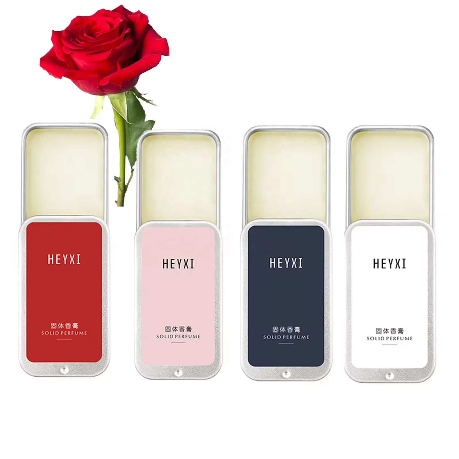 Natürlicher lang anhaltender fester Parfümbalsam im tragbaren Fall 1