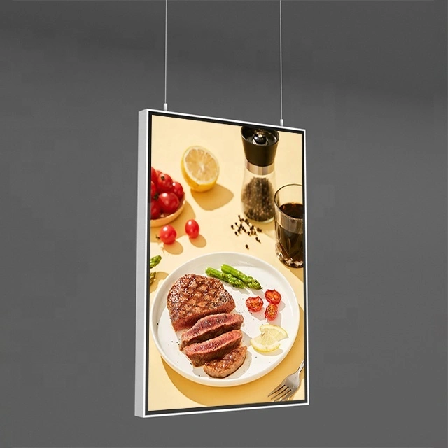 Double-Sided LED Poster Menu Board for Restaurant/Coffee Shop 1
