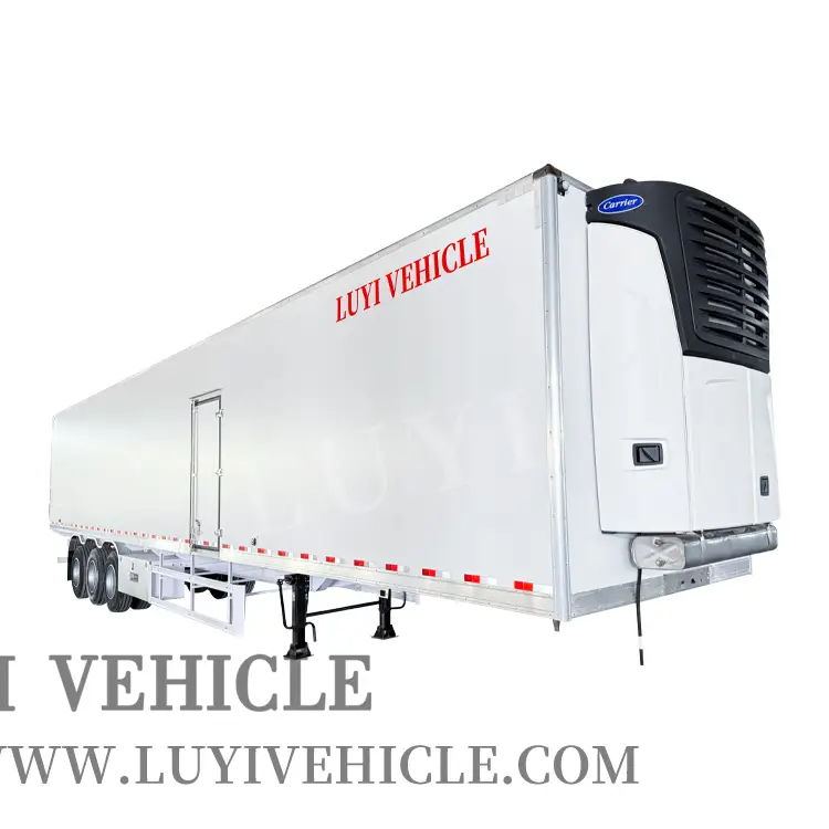 3-Axis 90 cbm Refrigerator semi trailer 1