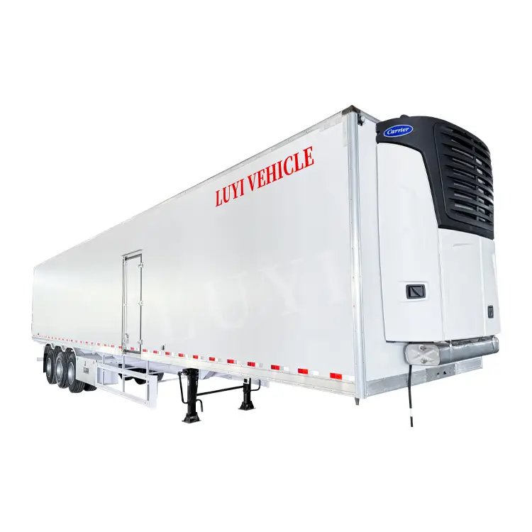 3-Axis 90 cbm Refrigerator semi trailer 1