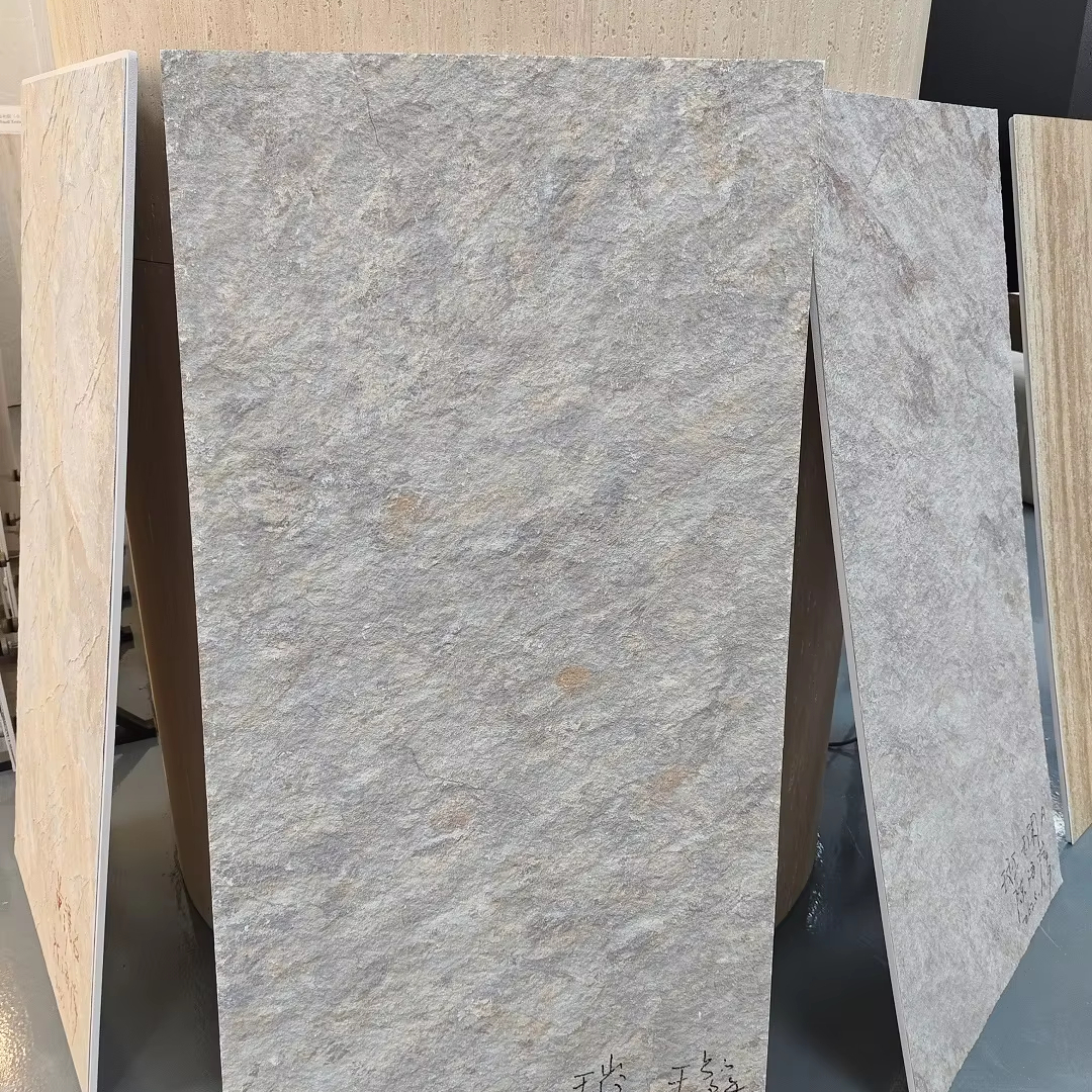 Flexible Ceramics Facade Sintered Stone Flexible Tile Cultured Texture Mcm Veneer Slate Hotels Dull-lustered Exterior Wall Tiles 1