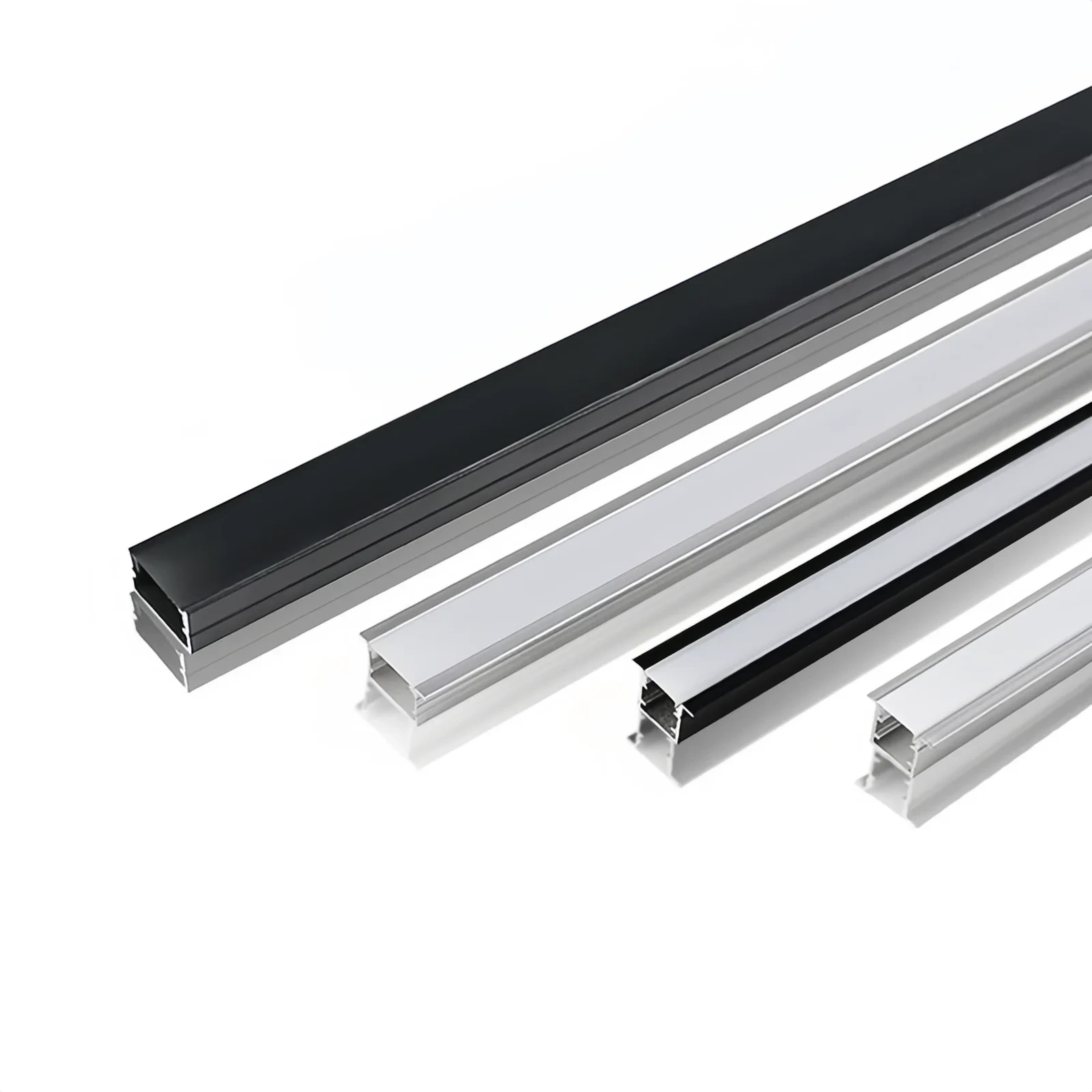 Profilé en aluminium encastré LED pour lumière linéaire LED/bande lumineuse LED/plafond LED 1
