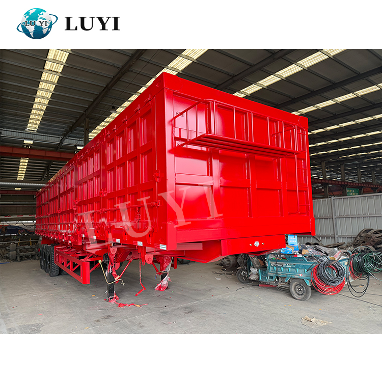 3-axle 60-ton Side Unloading Semi-trailer 3