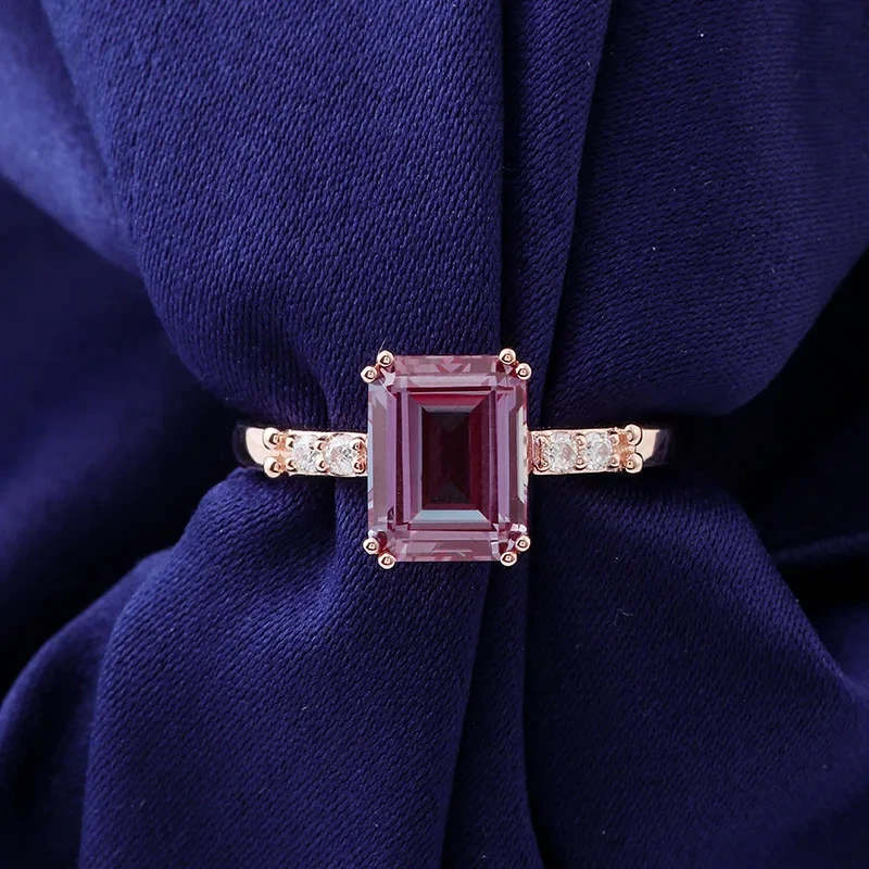 Anillo de oro amarillo de 14k Octangon labor 1