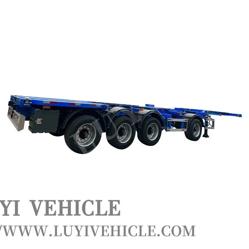 Sliding Skeletal Trailer Extends 20ft-40ft for Containers 1