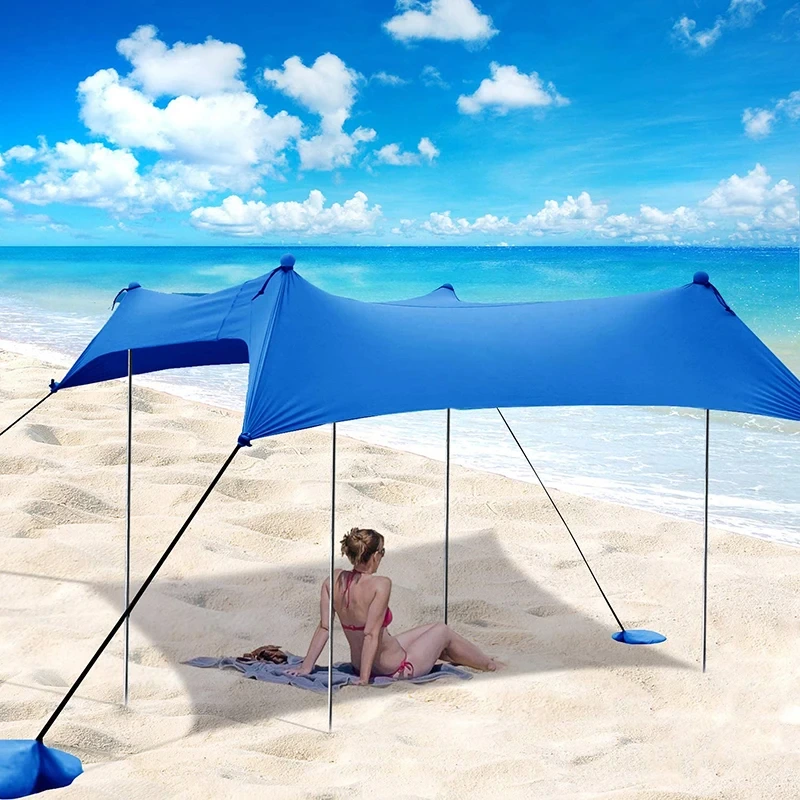 Al aire libre Beach Sun Shelter Pop Up Tent Sunshade con bolsa de transporte 1