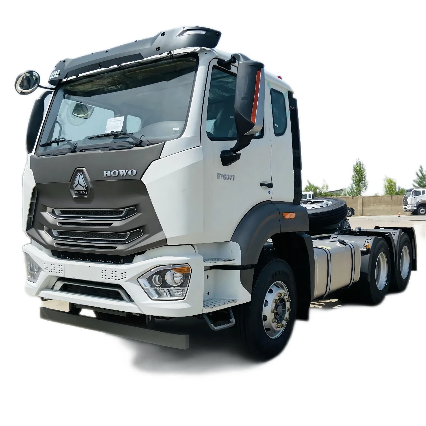 Sinotruk Howo E7 6x4 Diesel Tractor Truck Euro 2 Emission 1