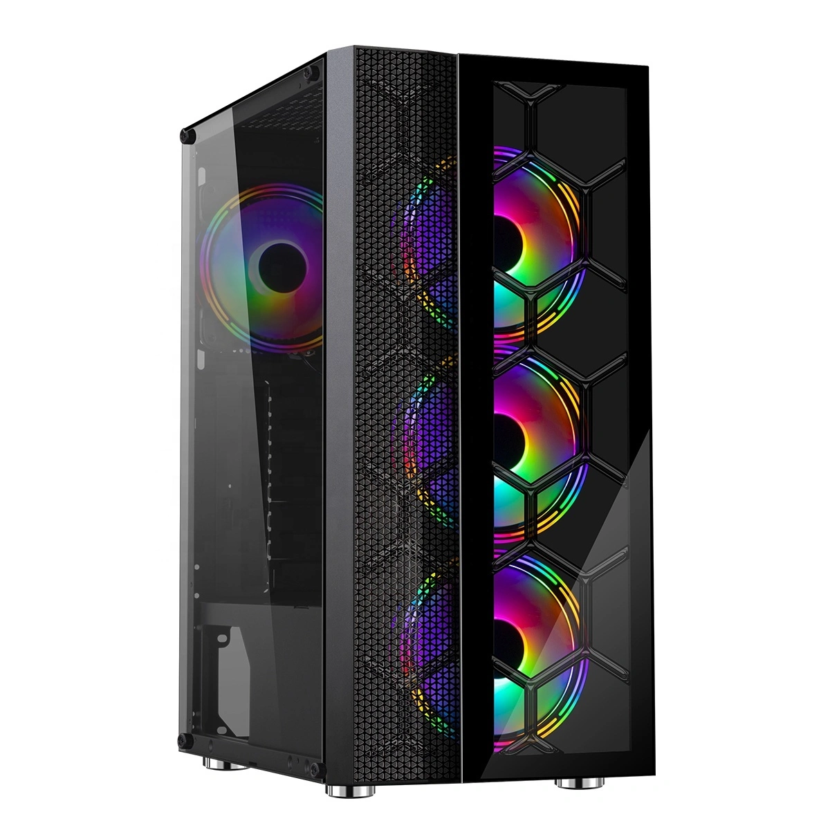 Modern Rgb Light Pc Computer Case For Gaming Pc 1