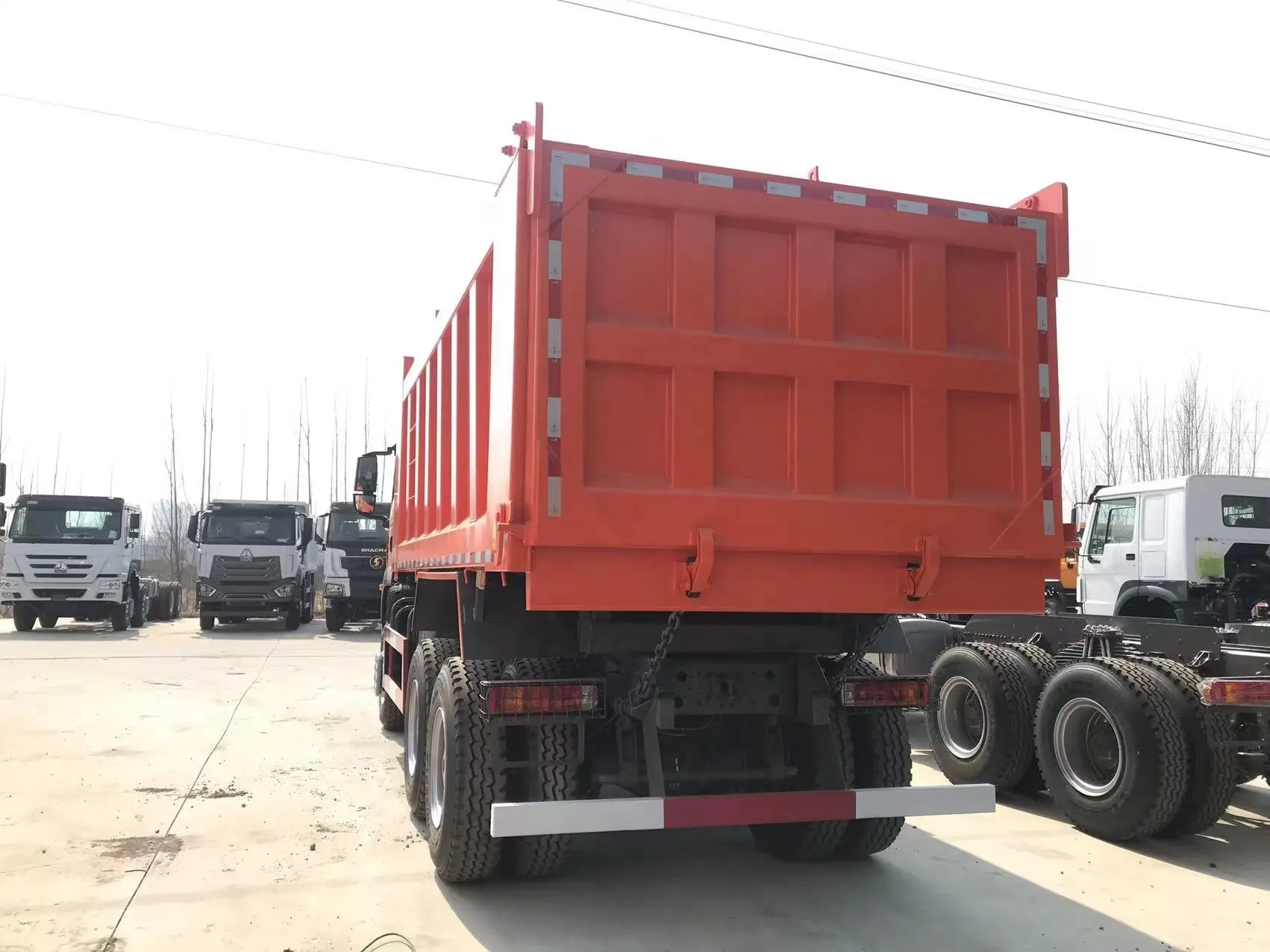 KDZG Trailer Truck Largest Dump Truck 6x4 Largest Dump TruckFactory 5