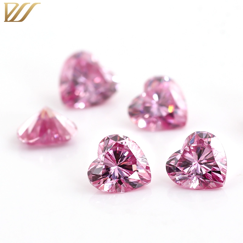Couleur de couleur rose coupé en gros bon prix en vvs de pierres précieuses vvs1 diamant en diamant diamants en vrac Moissanite 1