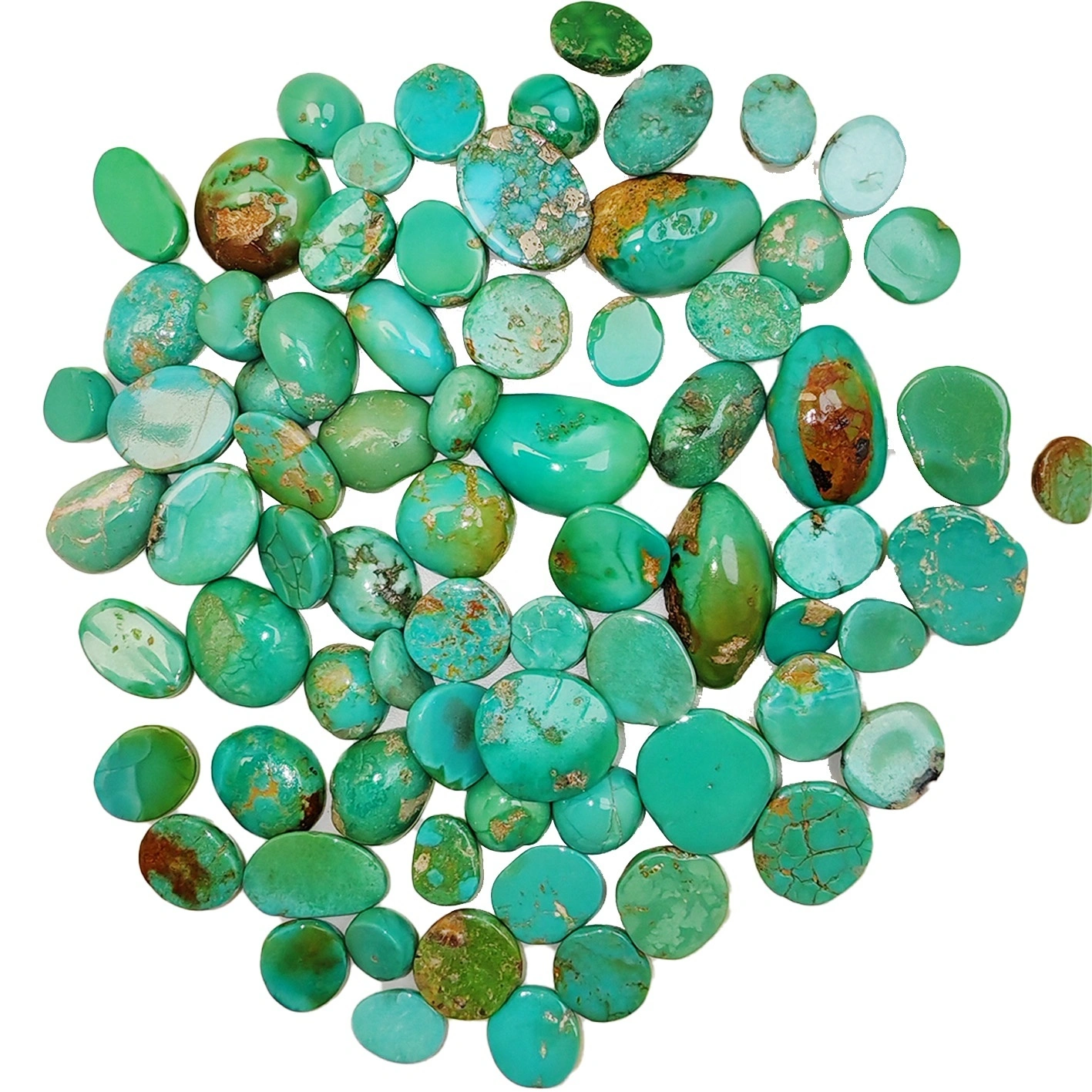 Free-shape Natural Blue Turquoise Gems Blue Turquoise Stone Gemstone Cabochon Stone For Jewelry Setting 1