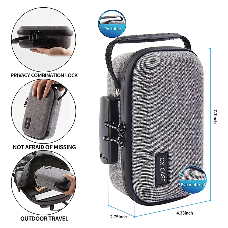 Customeva Protective Case Accept Customized Logo 18*11*7CM 2