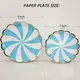 Cheap Custom Paper Plates 300g Coated Paper Printing - - Xiangsheng 5