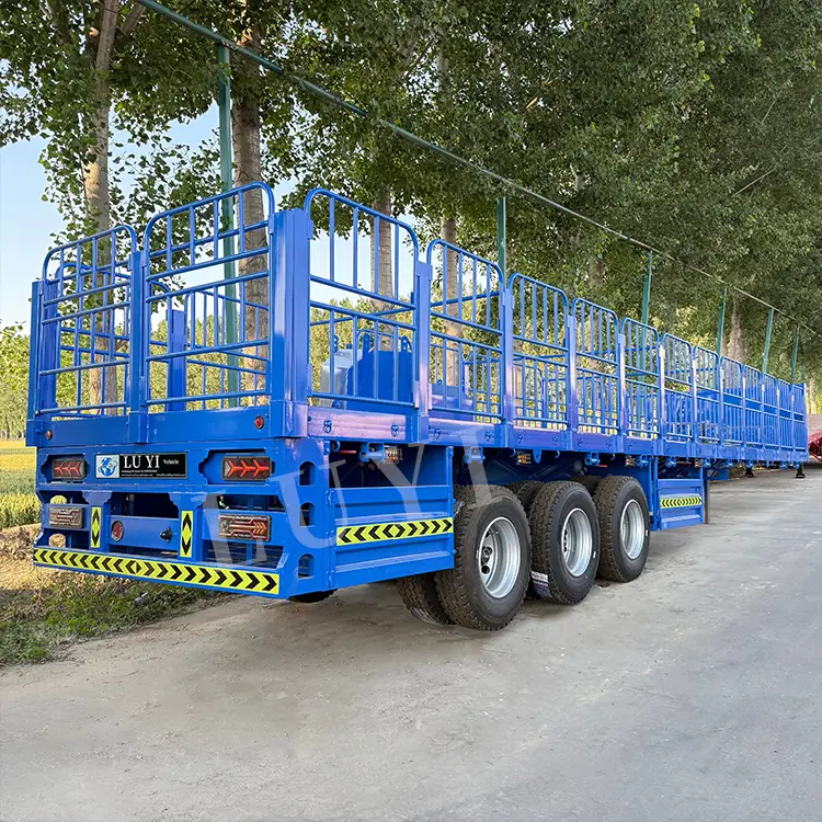 3-axle mechanical suspension side-wall semi-trailer 1
