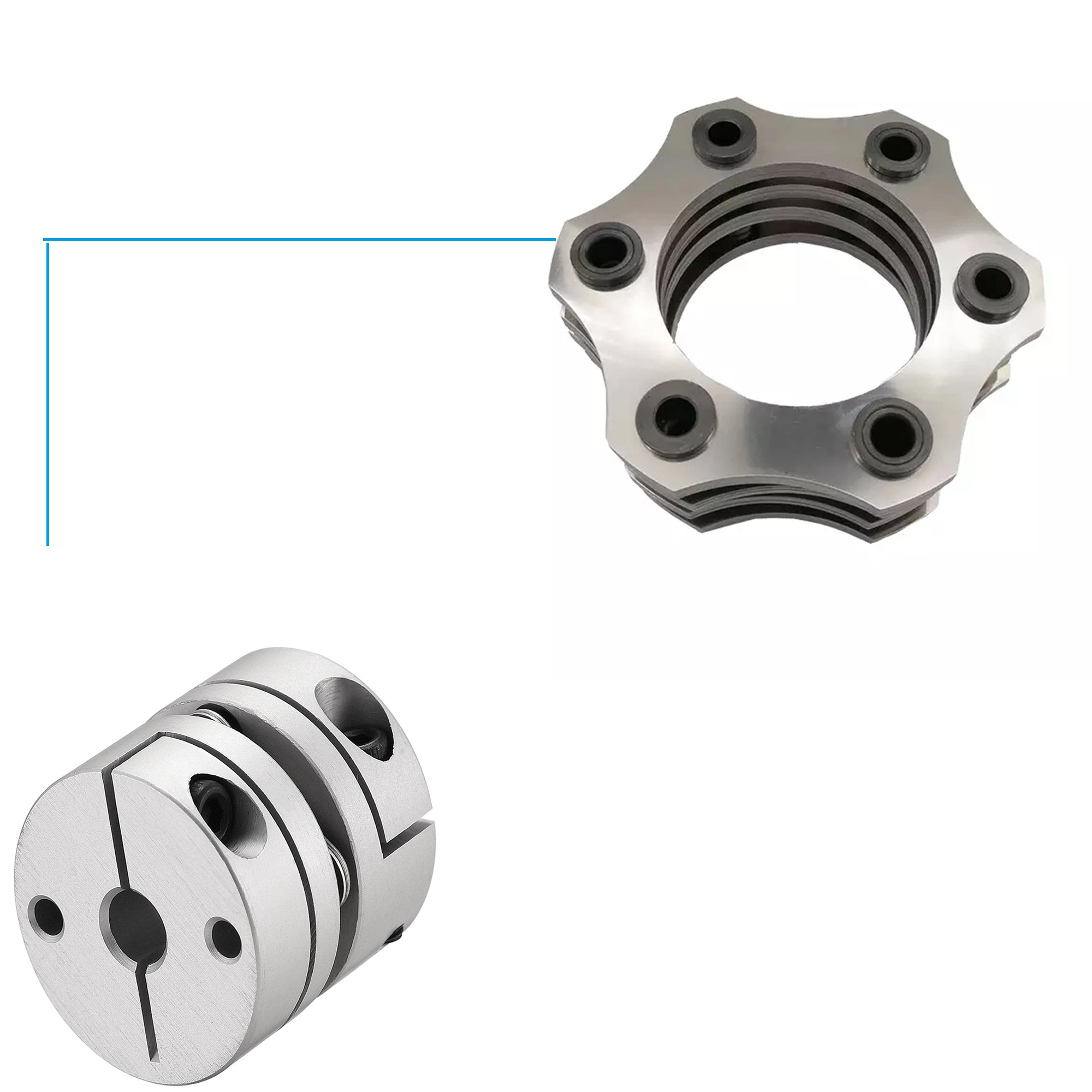 Factory Price Flexible 304 Stainless Steel Shaft Diaphragm Coupling Accessories 1