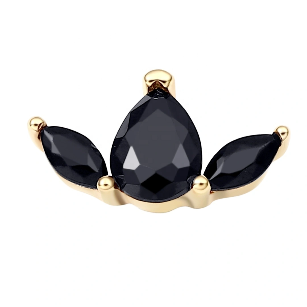 Eternal Metal 14k Solid Gold Threadless Ends Piercing Jewelry1 1