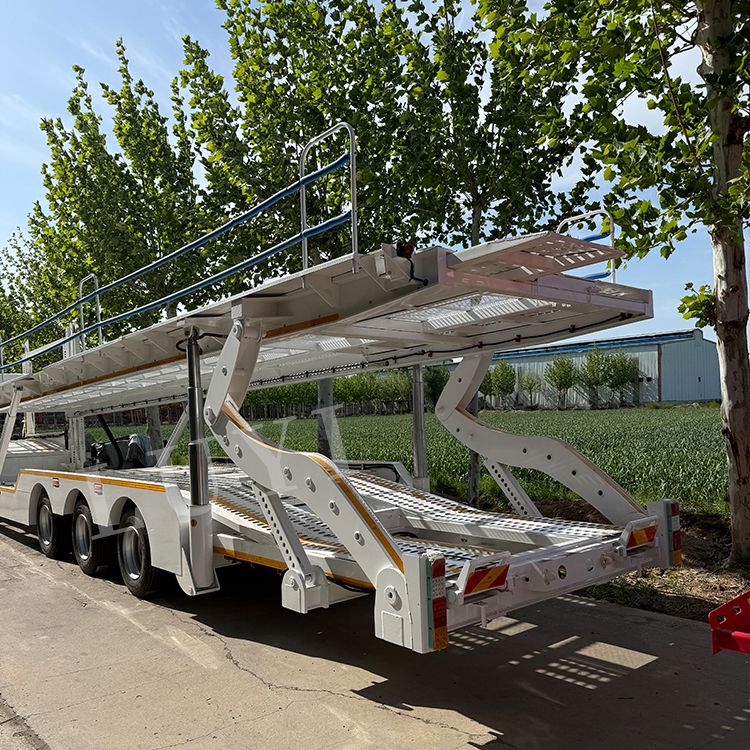 3axes Doble Deck Auto Car Carrier Semirrailer | Luyi 5