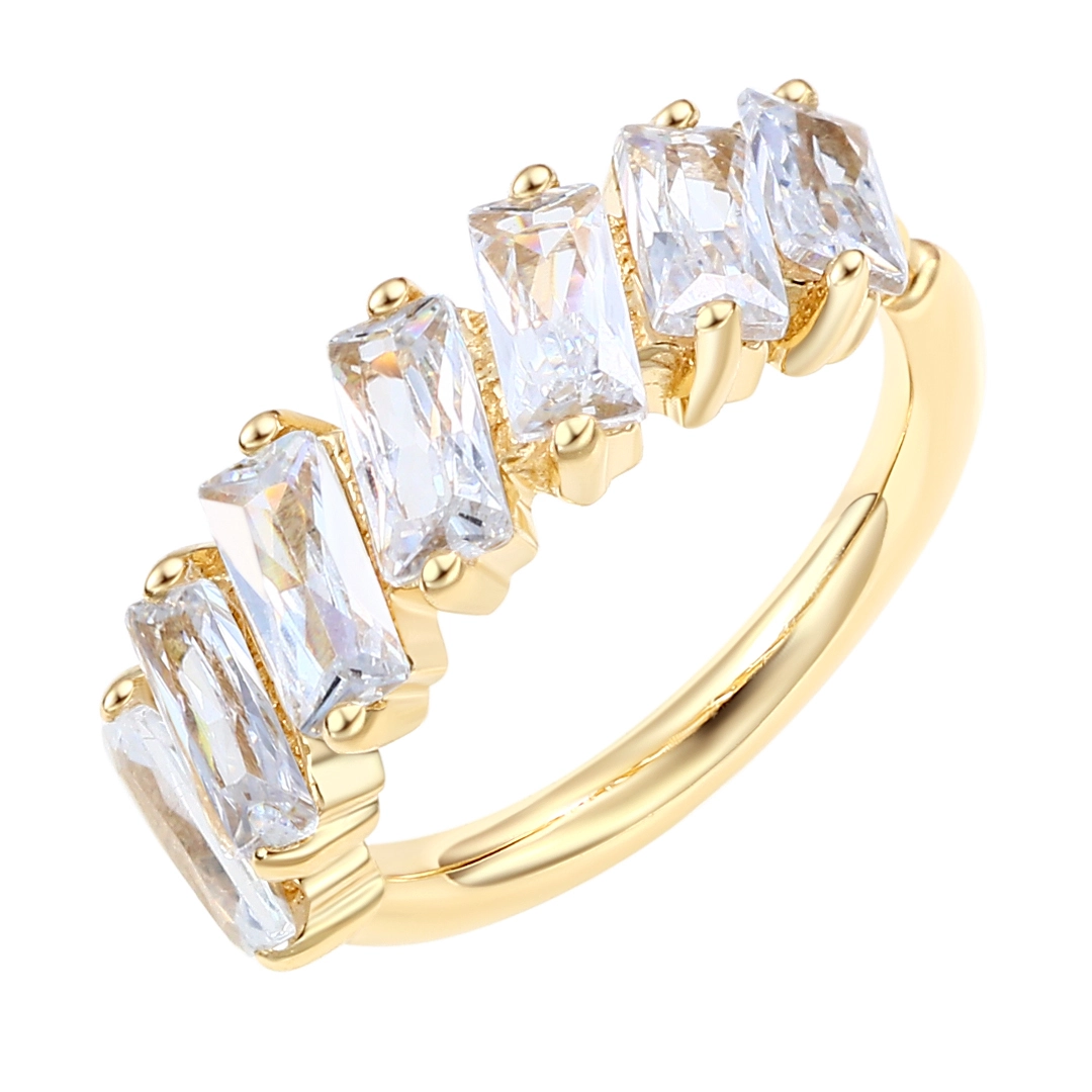Metal eterno 14k ouro maciço 5a retângulo zircônia cúbica paveada nariz &lt;000000&gt; brinco de argola umbigo &lt;000000&gt; piercing labret joia 1