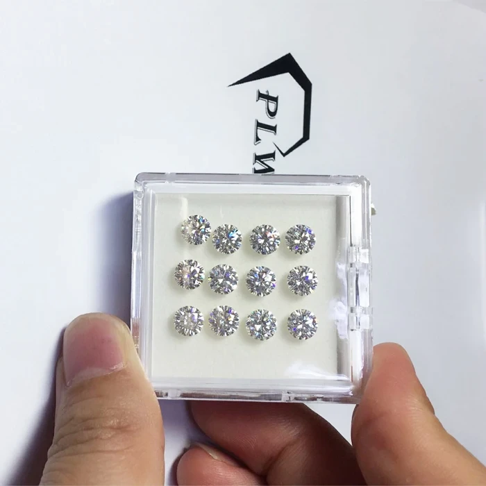 Provence Factory Hot Size Def Color Lab Created Moissanites Diamond 2carat Loose Round Moissanite Stone For Fine Jewelry 1