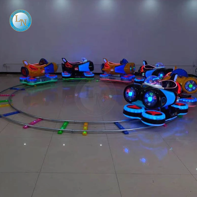 Outdoor Amusement Games Kiddie Rides For Children Riding Small Track Train For Sale 1