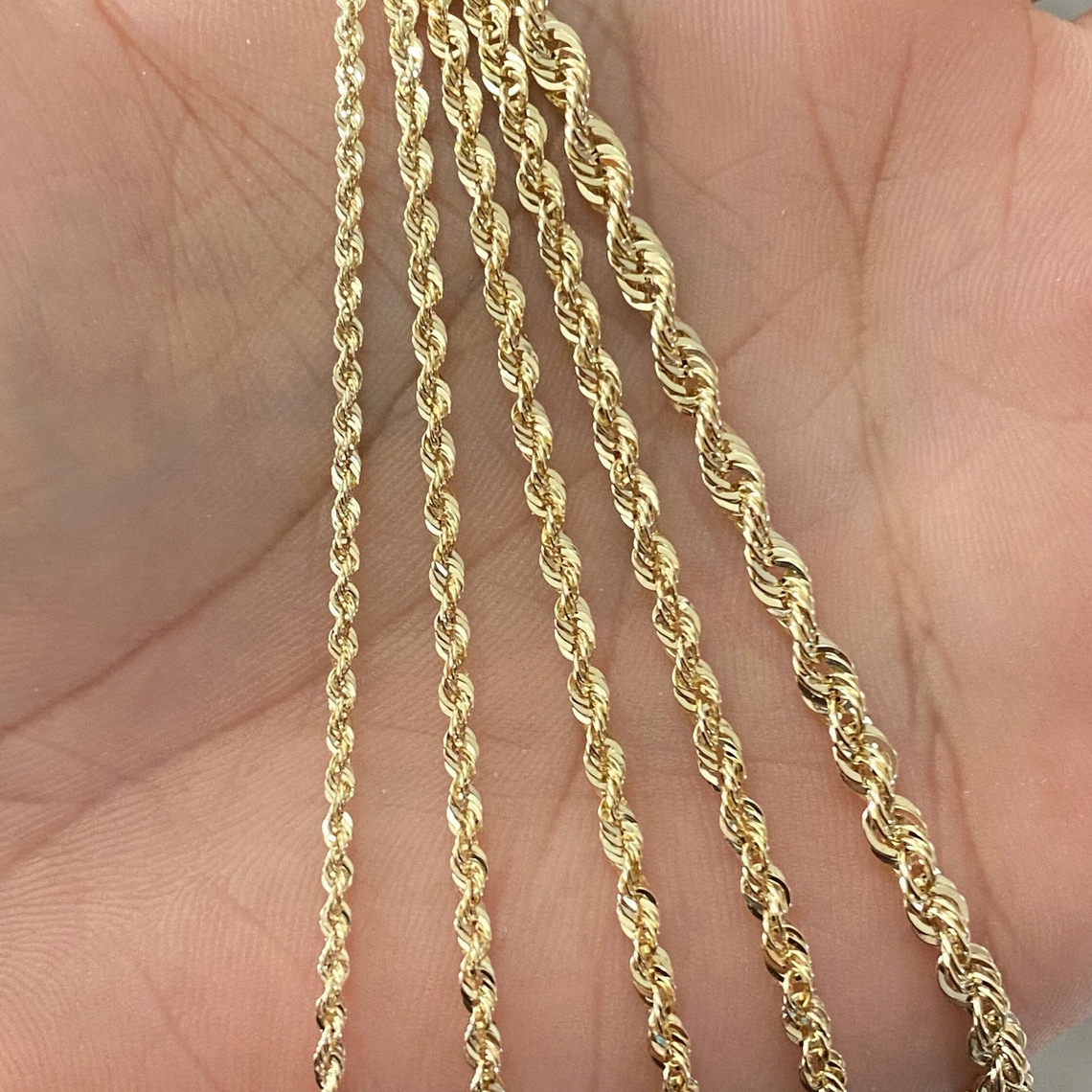 Rope Chain Pendants Wholesale Iced Out Sterling Silver 4mm Width 925 Sterling Silver Box Gold Necklaces Customized Hip Hop Lock 1