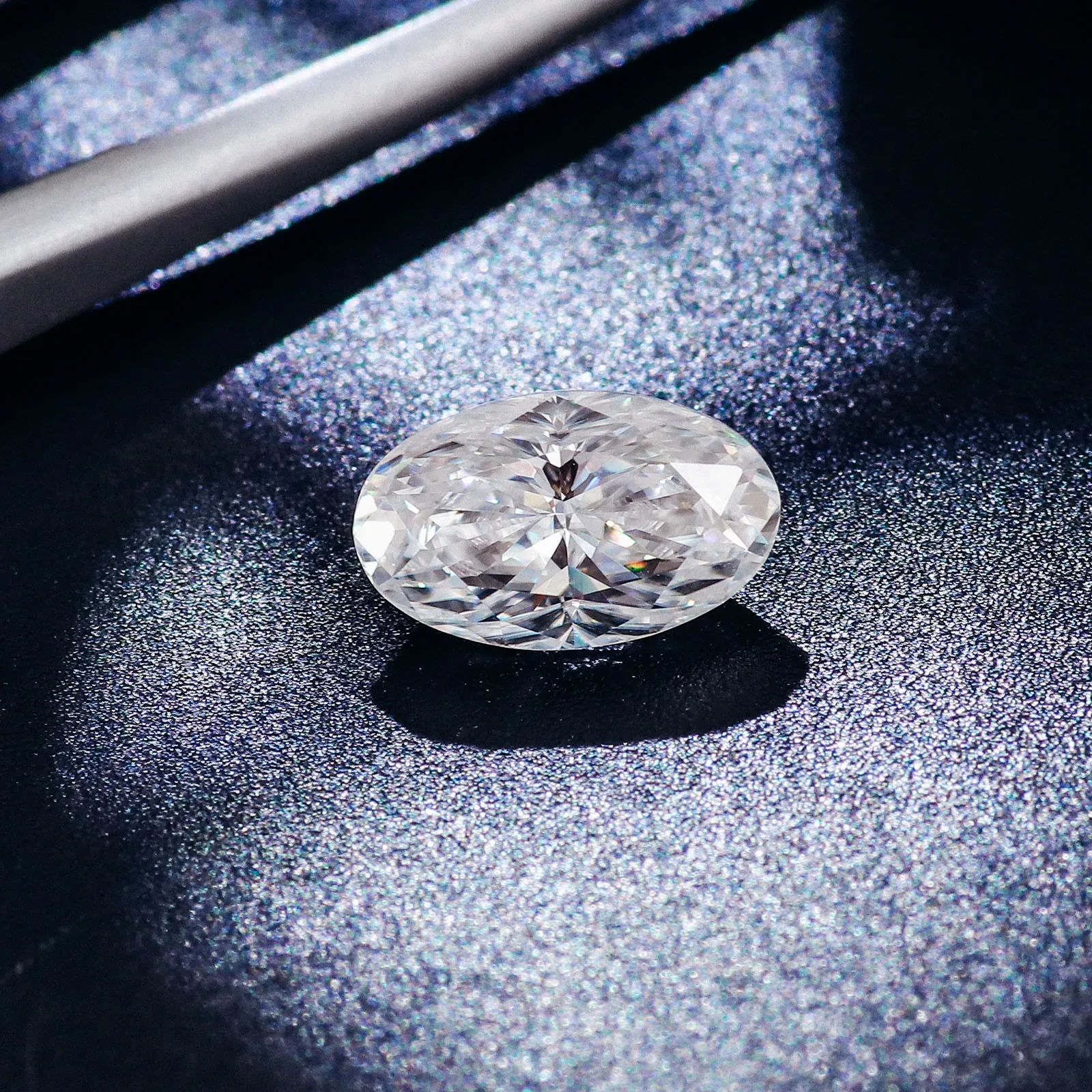 Pass Moissanite Diamond Tester Oval Cut White D Vvs Gra Certified Diamond Stone Loose Moissanite Stone 1