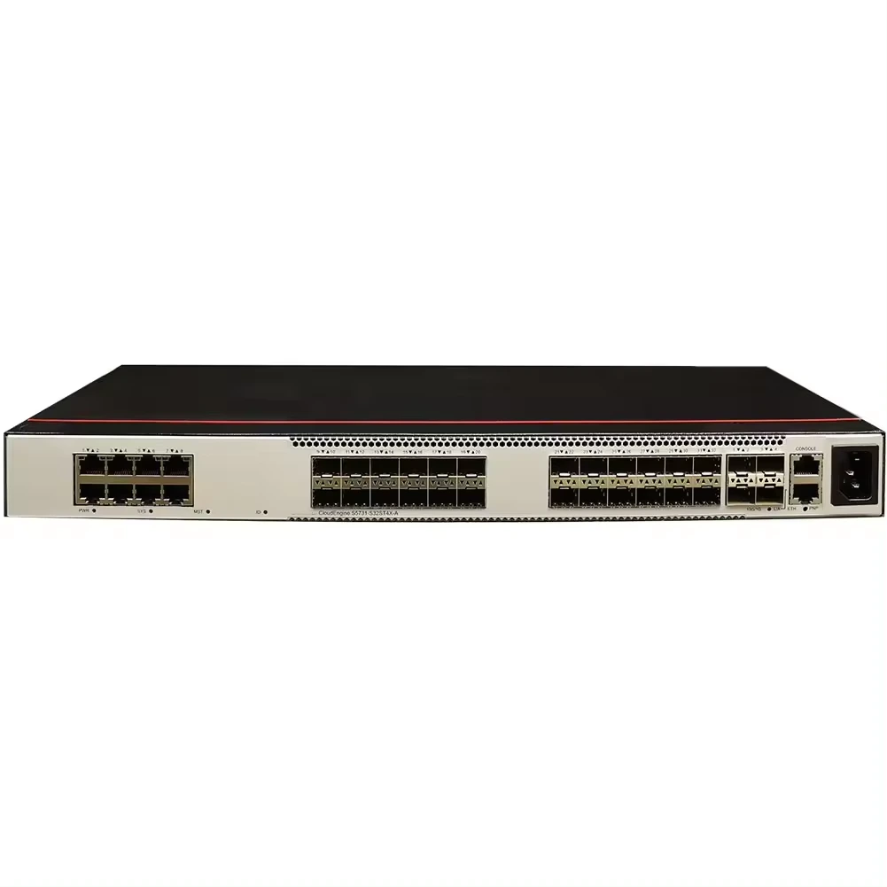 S5731-S32ST4X-A 98011808 8*10/100/1000Base-T Puertos, 24*Puertos GE SFP, 4*10GE SFP+ Puertos Ethernet 24 Puerto Gigabit Poe Switch 1