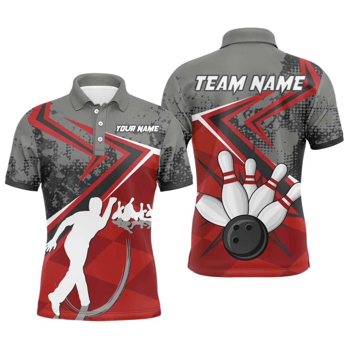 Individuell sublimiertes Bowling-Trikot 3