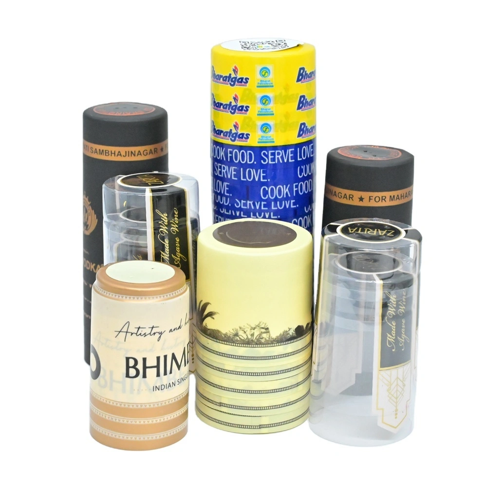 Cápsulas de botellas de vino personalizadas - Tapas de sellado termocontraíbles para vino tinto 1