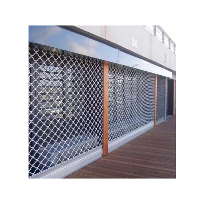 Anti-theft Galvanized Electric Rolling Shutter Gate for Bank Shop 1