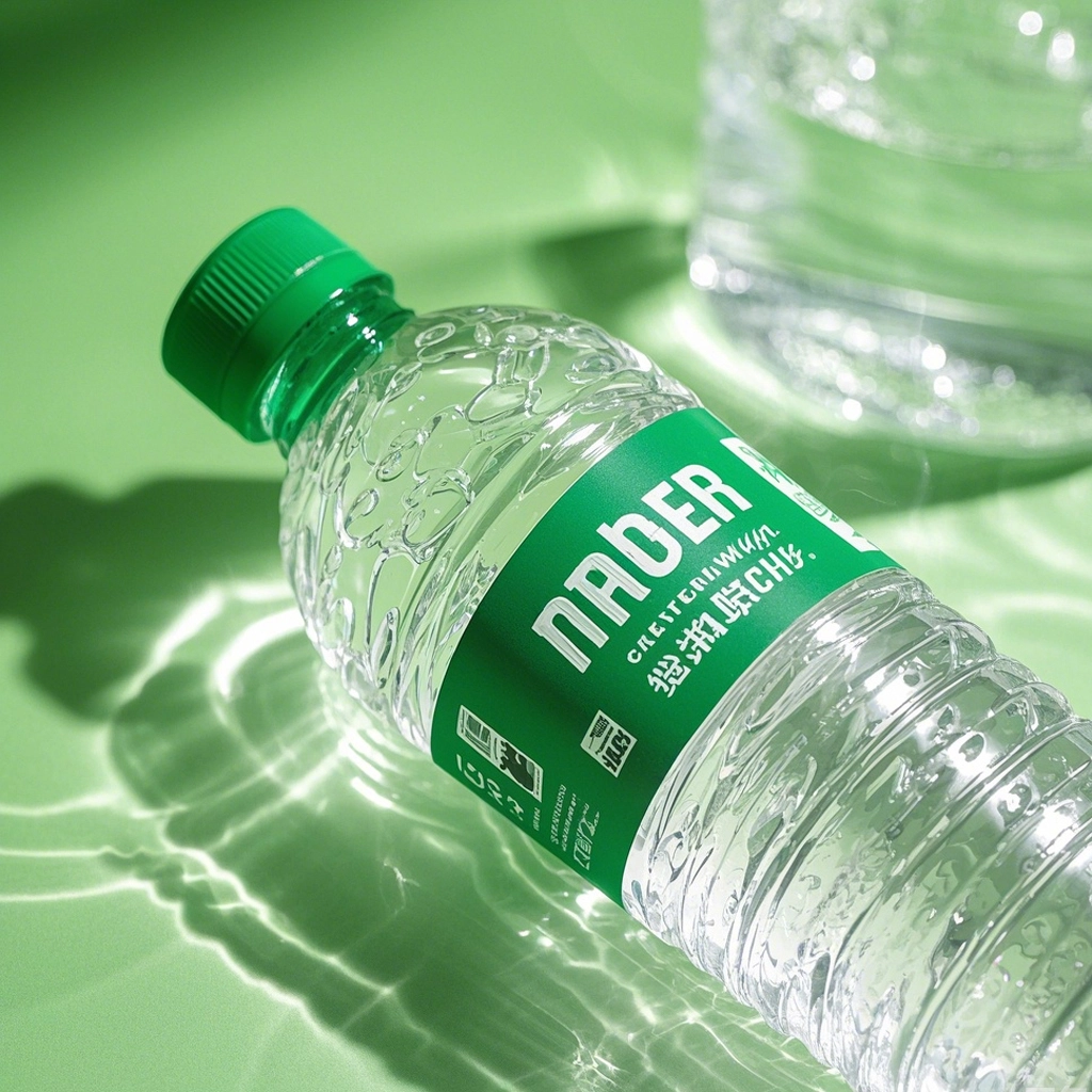 Etiqueta de botella de agua de impresión de alta calidad, pegatina de vinilo autoadhesiva para mascotas de Pvc para botellas de plástico 1