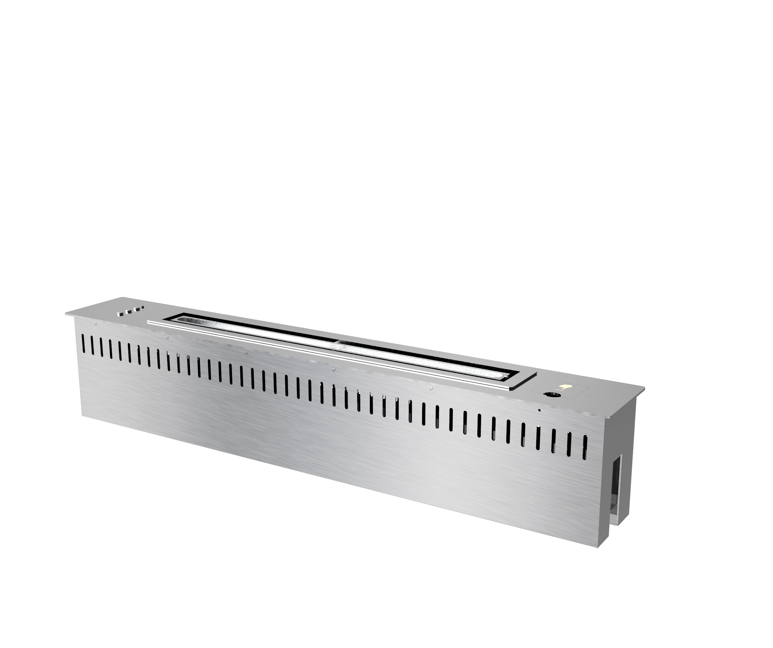 slim ethanol fireplace design