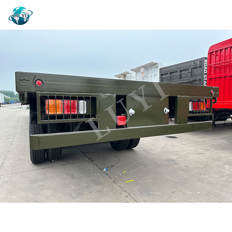 5 оси 60t 20/40 футов с платтным грузовиком. 6