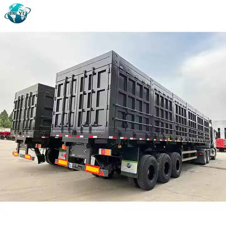 100ton 3axle Side Tipping Semi Trailer 1
