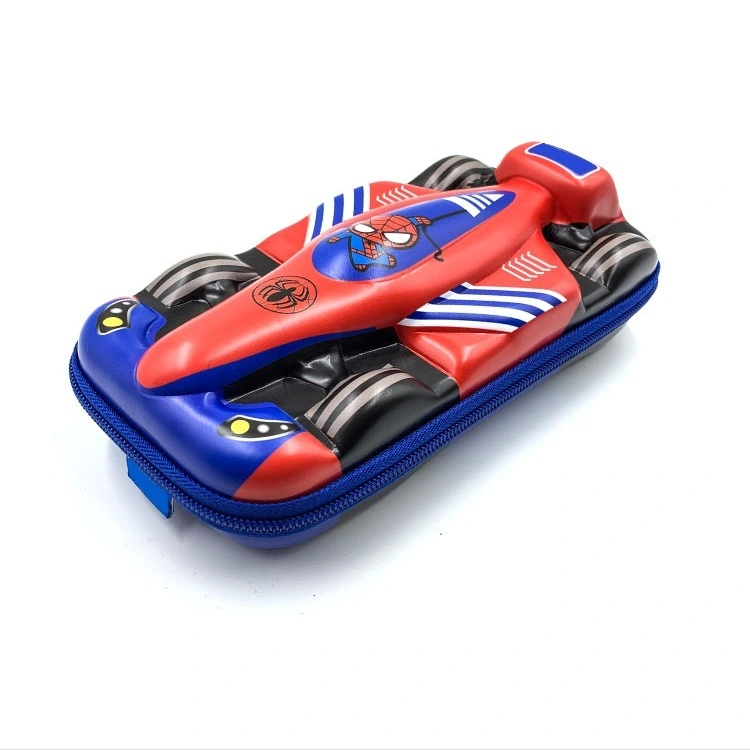 Durable Spiderman Car Pencil Case | GX-CASE - GX-SP2025 Blue Red Custom Print 1