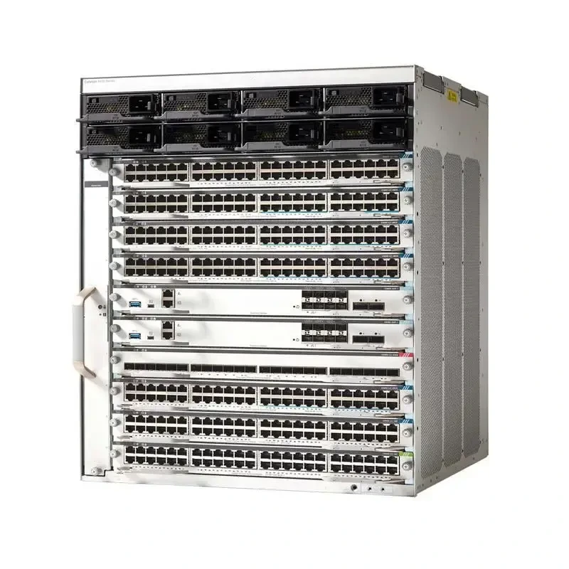 C9407R-96U-BNDL-E 9400 Series Managed Network Switch 48-port PoE+ 4x10G uplink 1