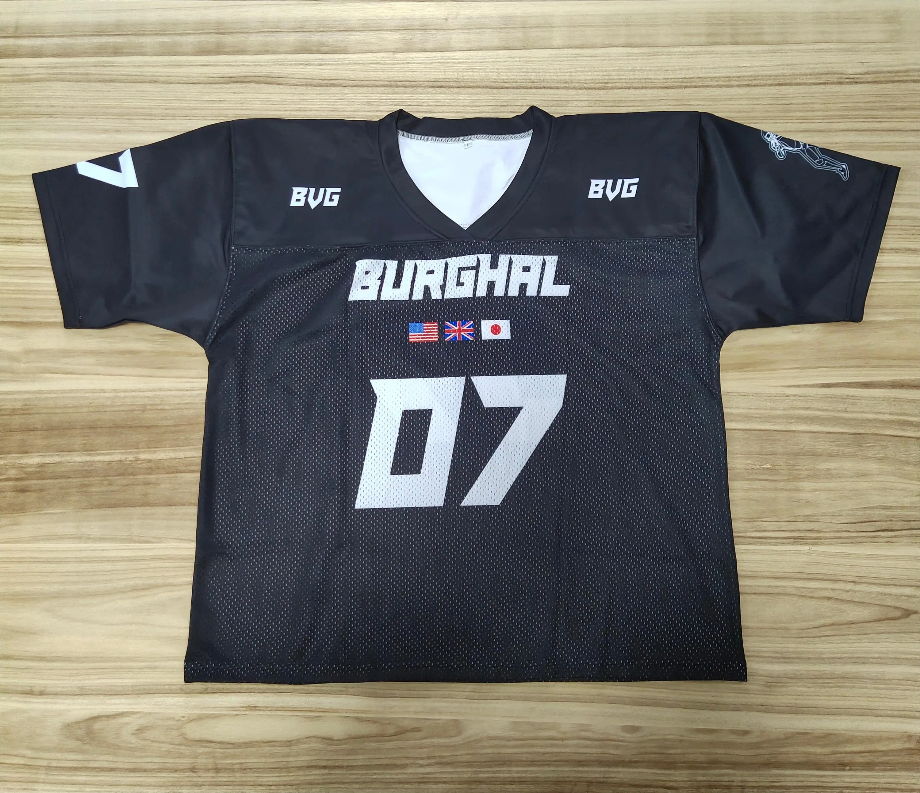 Custom Mesh Oversized American Football Jersey 1