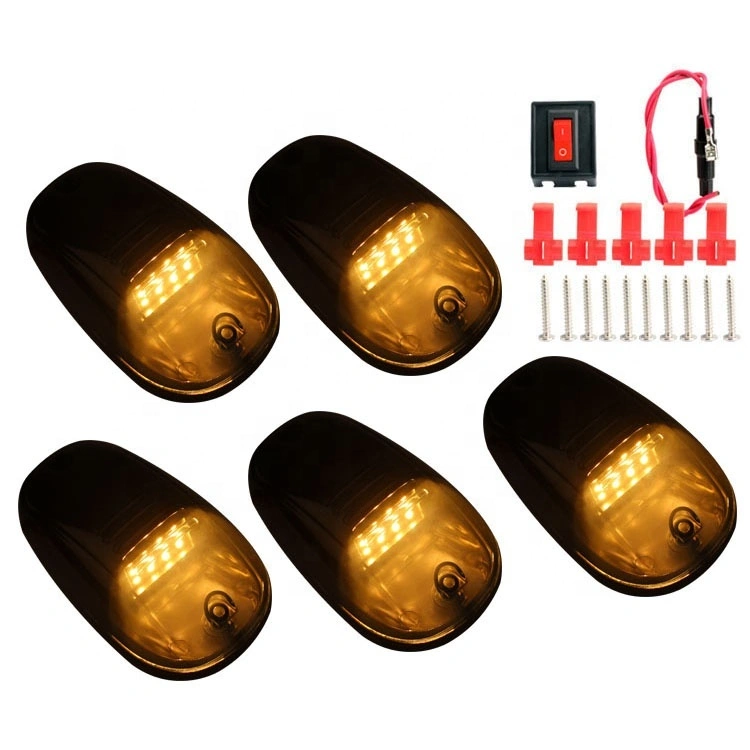 Amber LED Truck Roof Lights Smoked Lens Top Lamp for Pickup 1
