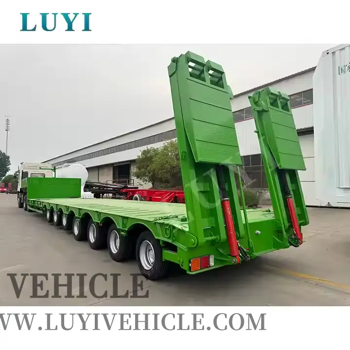 7 remorques à lowboy de transport lourd de 150 tonnes à 150 tonnes 1