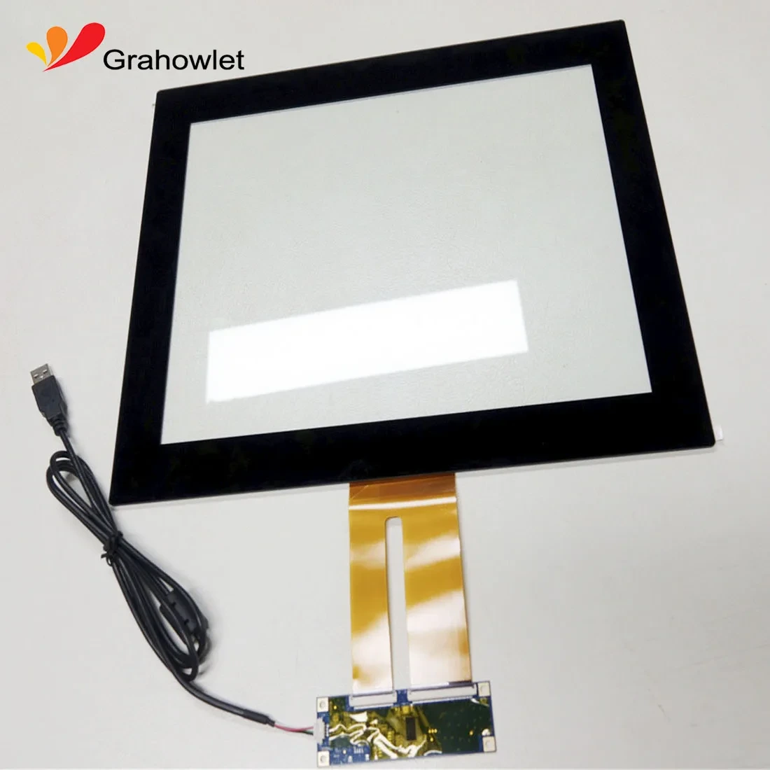 Hx1501802 Pcap(projected Capacitive) 15 Inch Industrial Usb Touch Screen Panel 4x3 Touch Glass 1