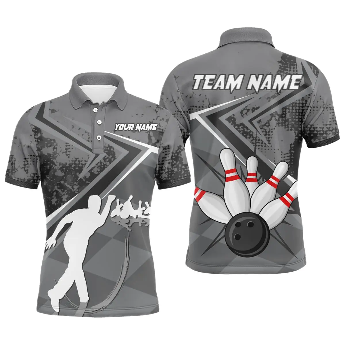 Individuell sublimiertes Bowling-Trikot 5