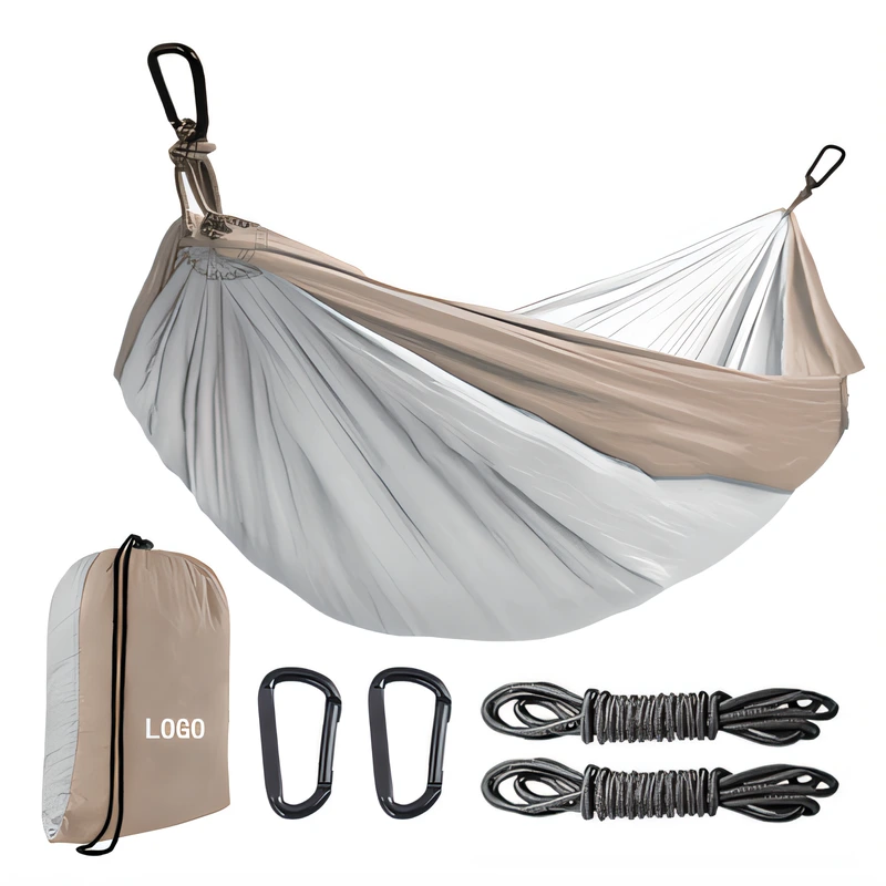 Ultralight Nylon Camping Hammock Double 200x300cm - Portable Travel Parachute Hammock 1