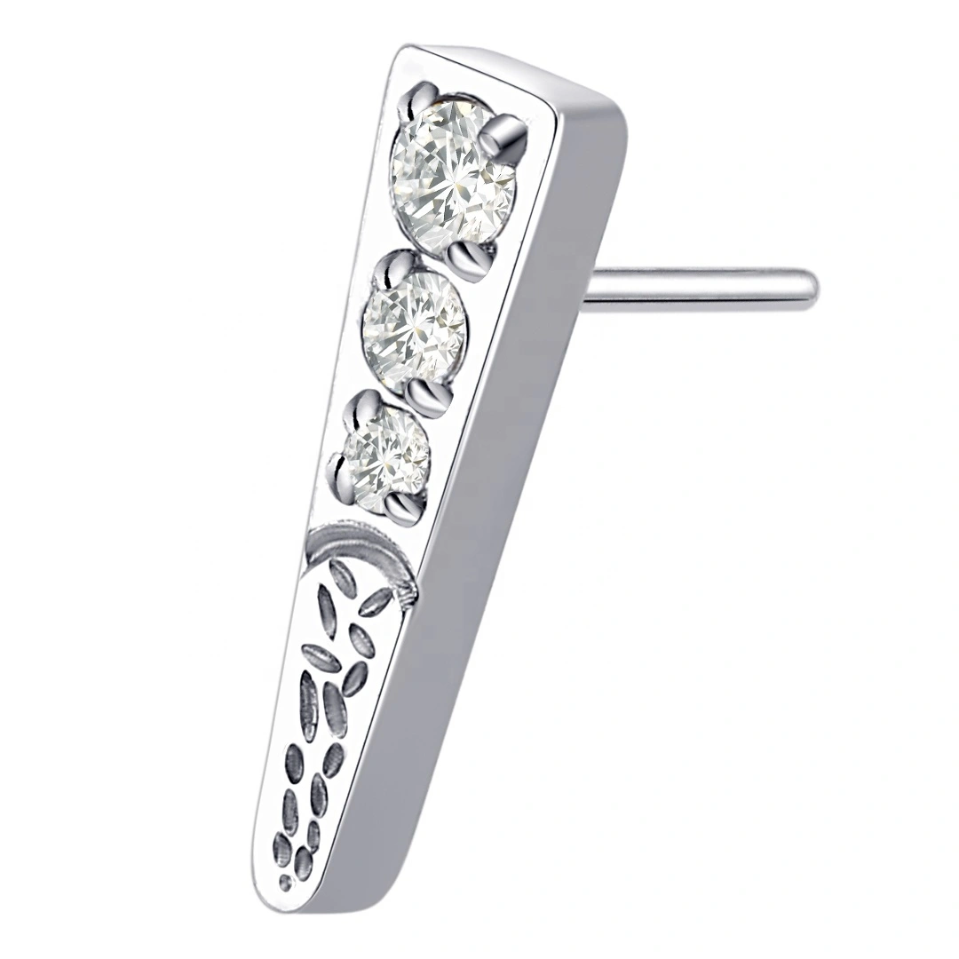 Bijoux de piercing en titane sans filetage Eternal Metal ASTM F136 1