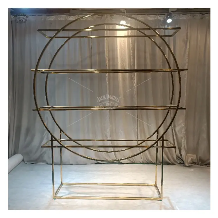 High Quality Gold Metal Arch Backdrop 4