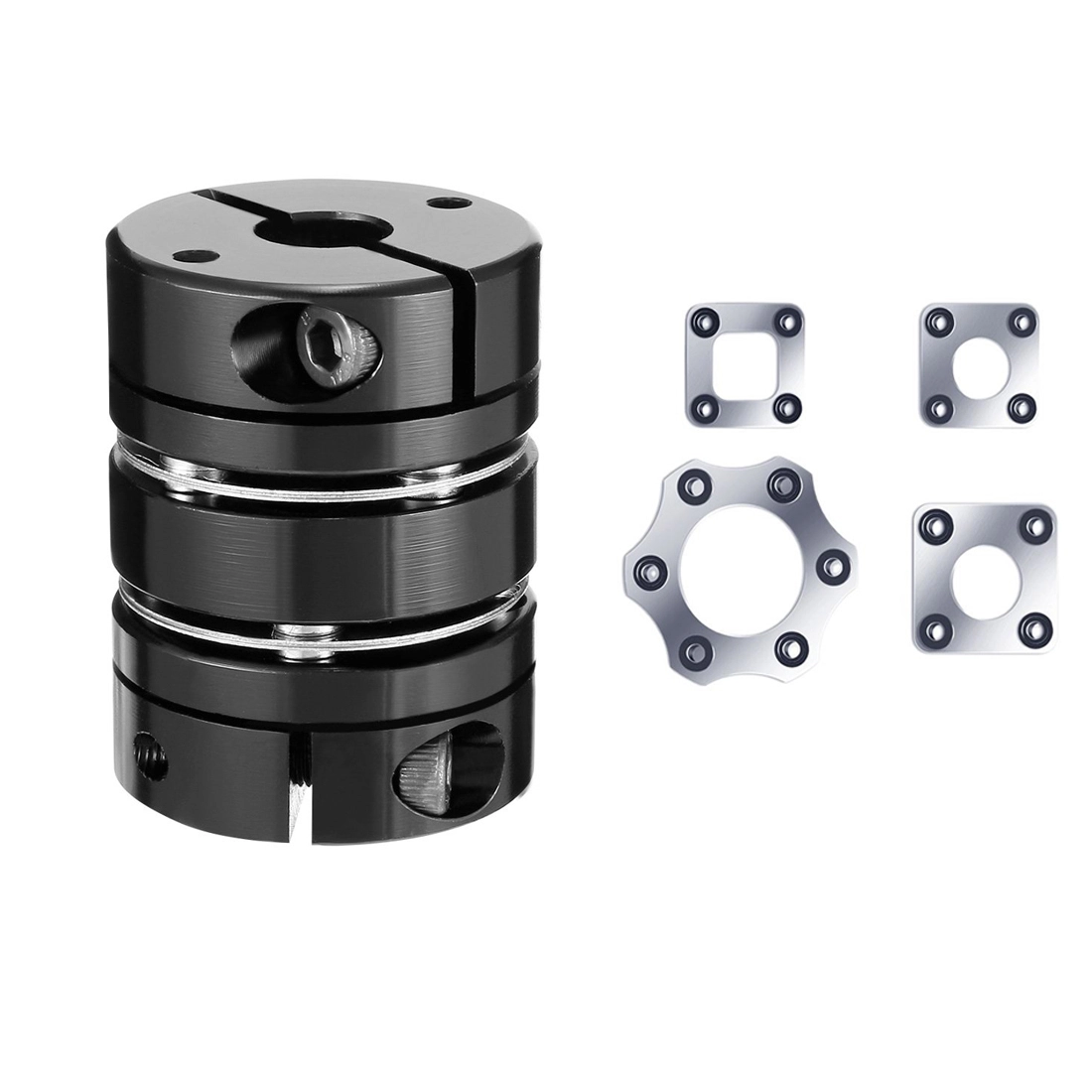 Aviation Aluminum Double-diaphragm Damping Shaft Couplings 5mm To 8mm 1